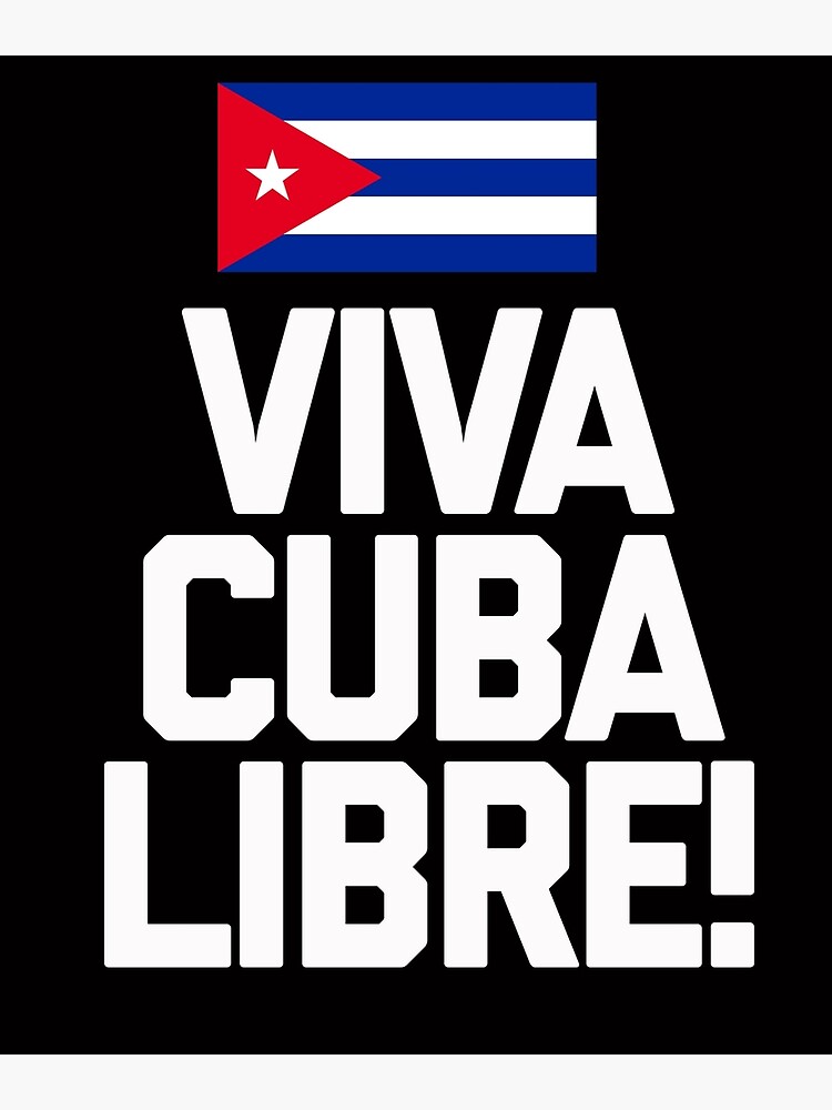 Download Viva Cuba Libre Flag Postcard By Livaniaapparel Redbubble