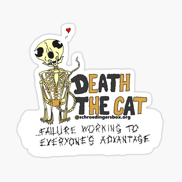 Artikel-Vorschau von Death the Cat (Portrait Edition in English), designt und verkauft von Schrödingers Box.