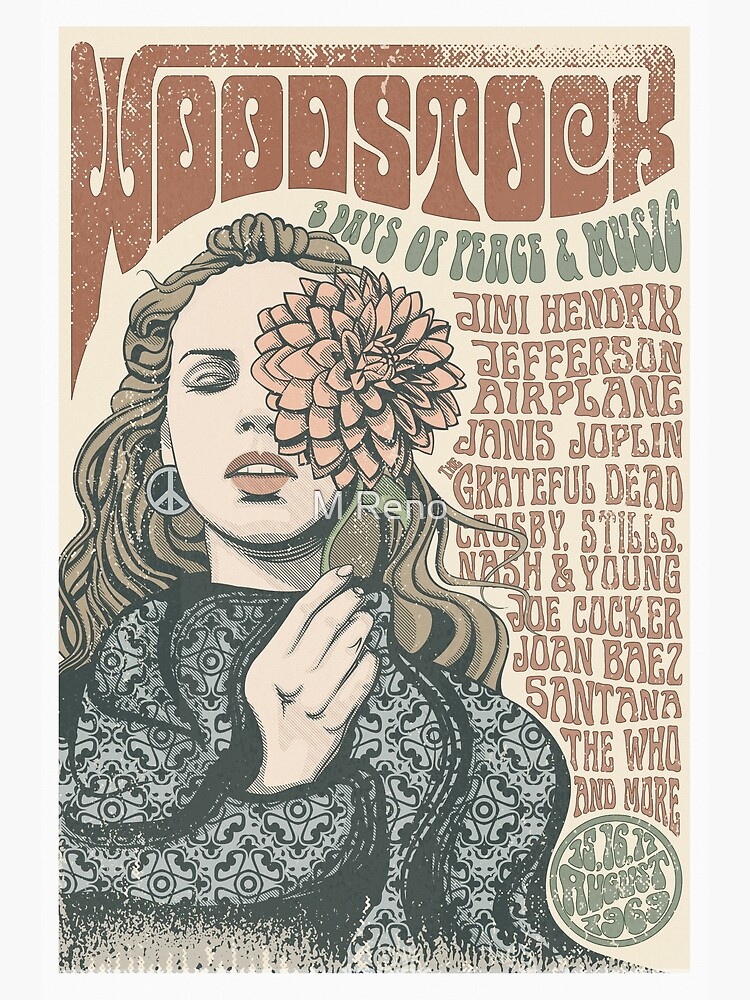 Woodstock Festival Poster Illustration by MickReno
