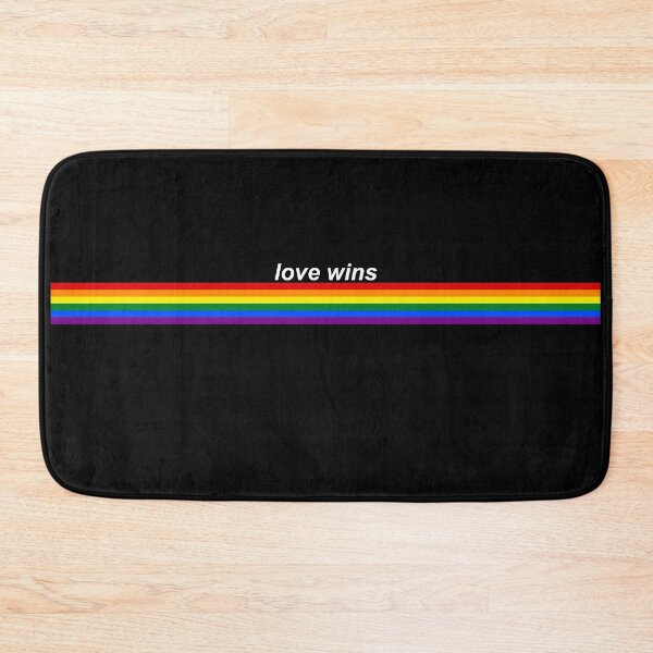 Item preview, love wins pride stripe designed and sold by House Sparrow.