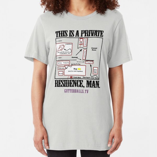 Private Residence - Black Slim Fit T-Shirt