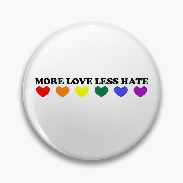 Item preview, more love less hate designed and sold by House Sparrow.