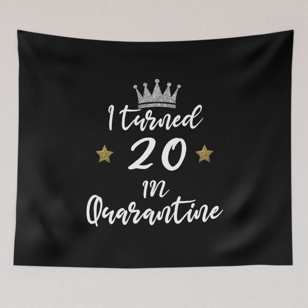 Item preview, cumpleaños de cuarentena | cuarentena de cumpleaños Cumplí 20 años en Cuarentena designed and sold by meedTee.