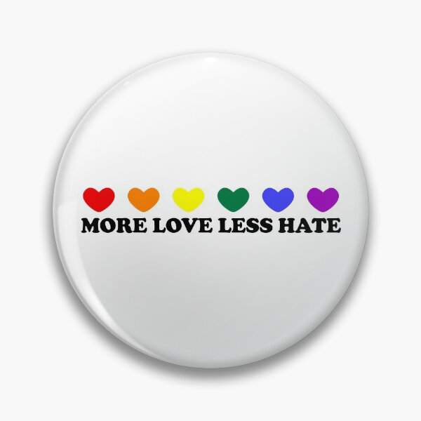 Item preview, more love less hate designed and sold by House Sparrow.
