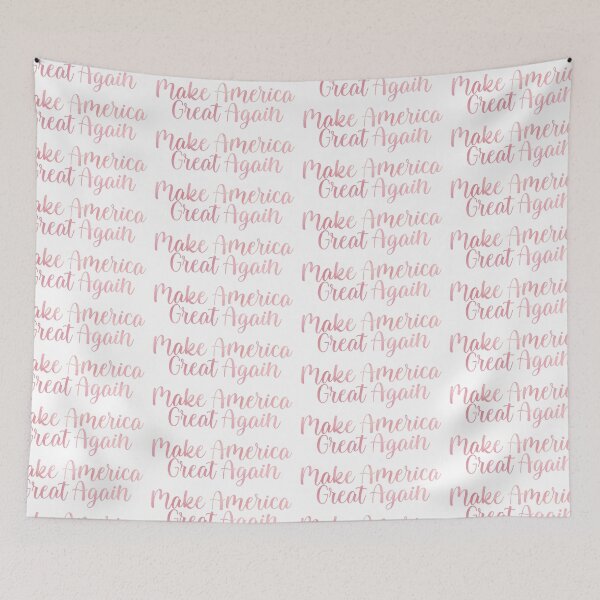 Item preview, Make America Great Again Pink Watercolor | Trump Pence 2020 designed and sold by PoliticalPitty.