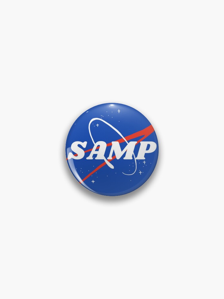 Samp Nasa Logo Pin By Krisnapatel Redbubble