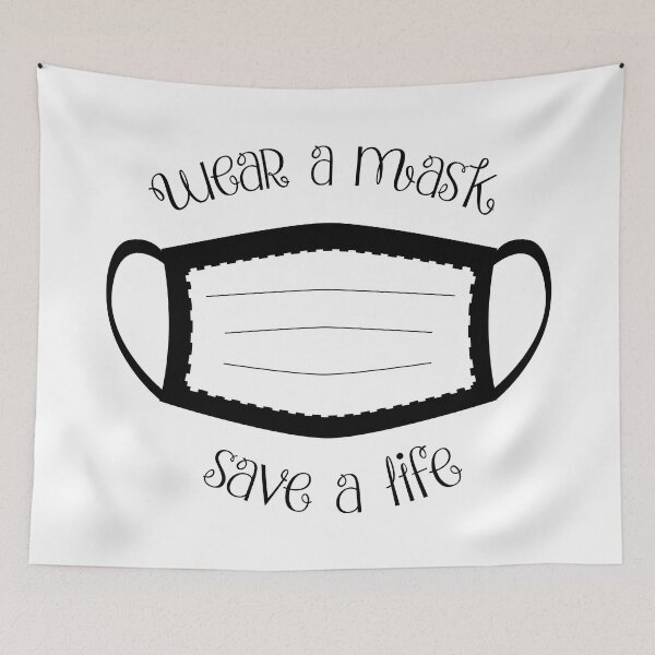Item preview, Wear a Mask, Save a Life designed and sold by CM-PD.