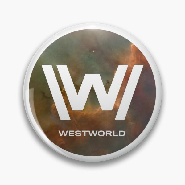 Item preview, Westworld Logo - White/Galaxy designed and sold by betterchemicals.