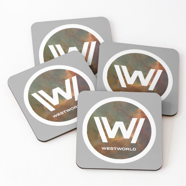 Item preview, Westworld Logo - White/Galaxy designed and sold by betterchemicals.
