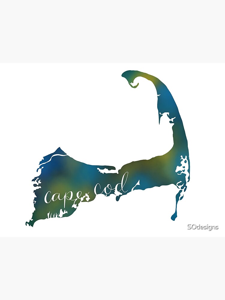 “Cape Cod Shape Outline” Poster for Sale by SOdesigns | Redbubble