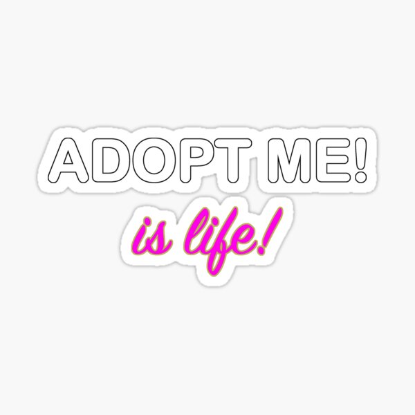 Adopt Me Stickers Redbubble - roblox adopt me aesthetic avatar