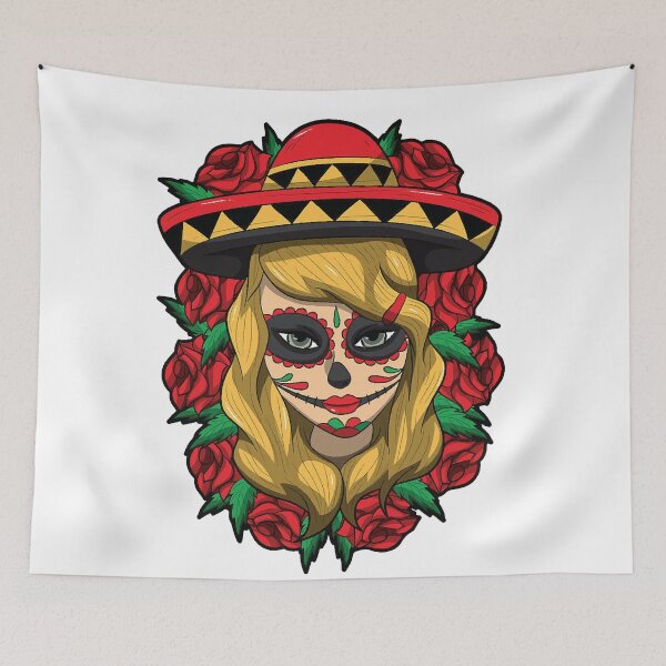 Item preview, La Calavera Catrina Linda Lady Of The Dead designed and sold by PrinceDesigns.