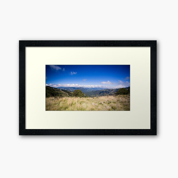 View from Barrinton Forrest Rd, Barrinton Tops Framed Art Print
