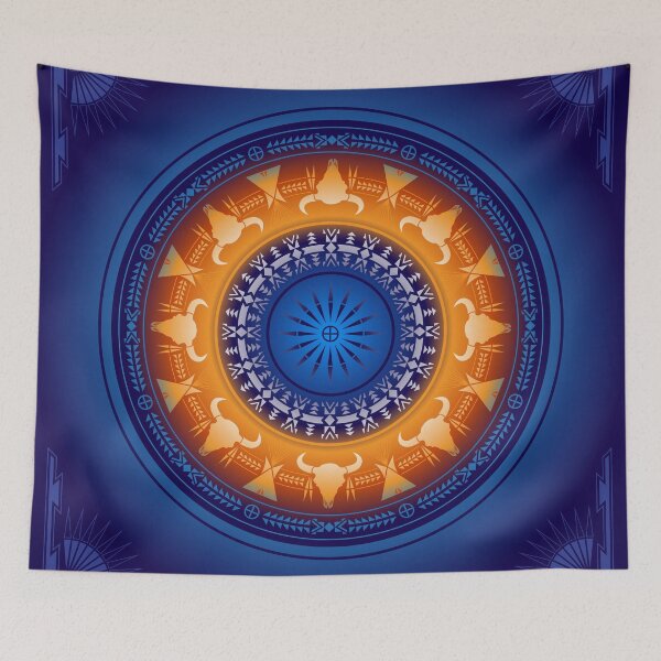 Item preview, Sundown (Blue) designed and sold by MelvinWarEagle.