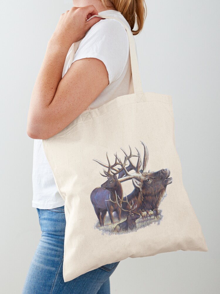 elk tote bag