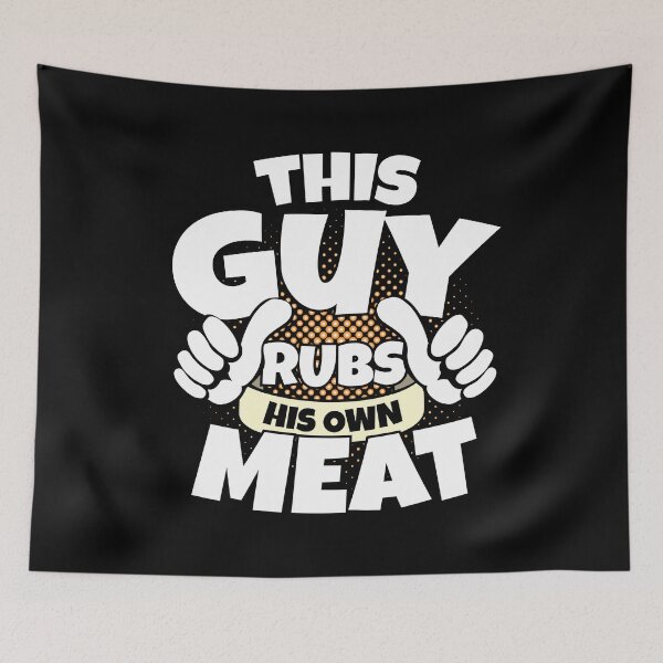 Item preview, This Guy Rubs His Meat Funny BBQ Lover designed and sold by casestees.