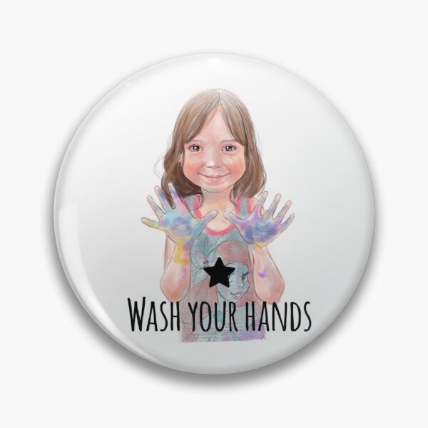 Item preview, Wash your hands art  designed and sold by nidimar.