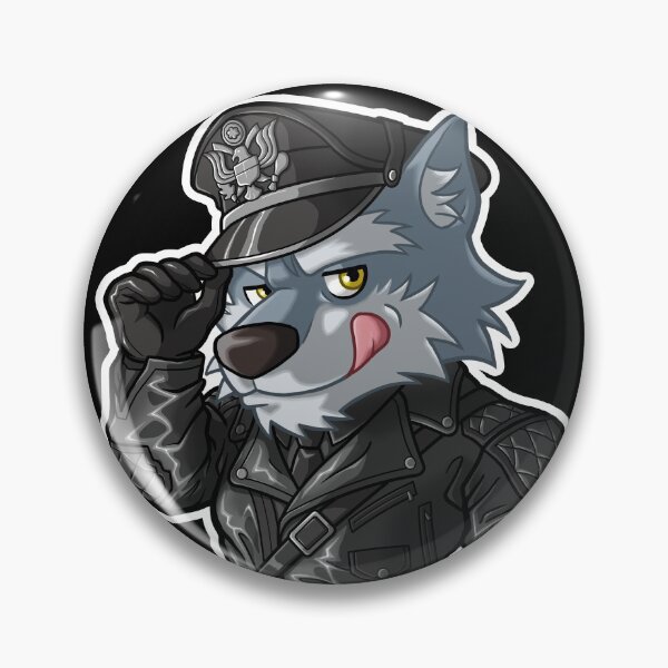 LEATHER WOLF - BEARZOO SERIES Pin