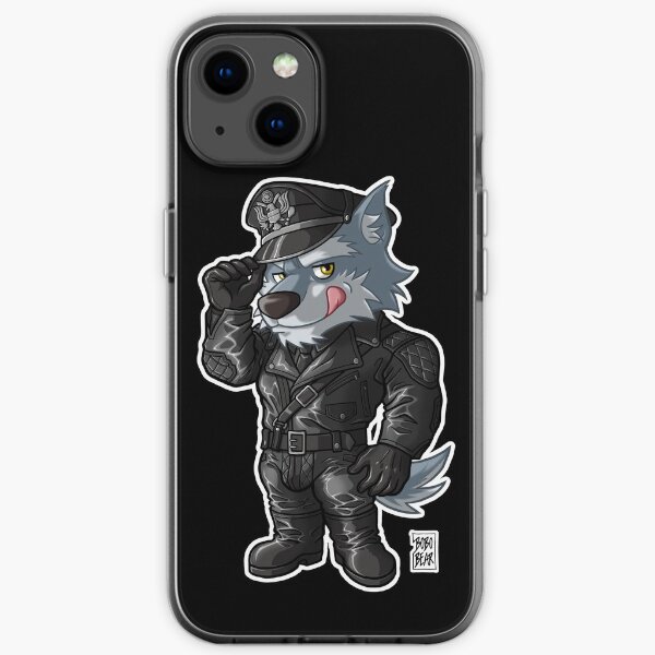 LEATHER WOLF - BEARZOO SERIES iPhone Soft Case