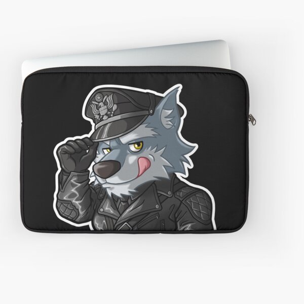 LEATHER WOLF - BEARZOO SERIES Laptop Sleeve