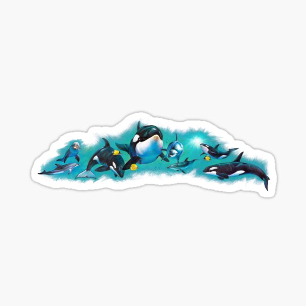 Item preview, Dolphins and Orcas designed and sold by Salmoneggs.