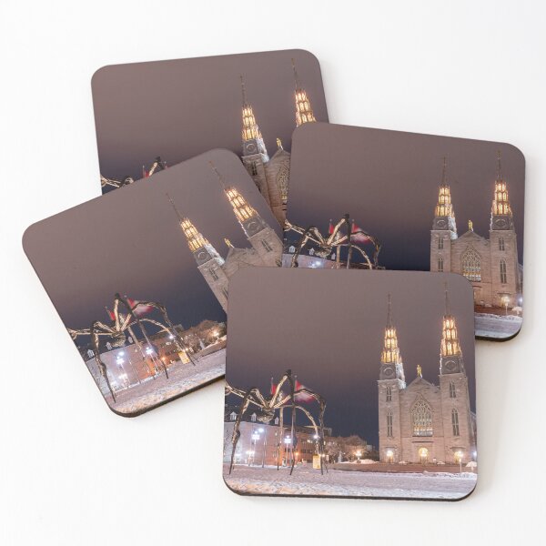 Item preview, Spider art at night Ottawa, Ontario designed and sold by RezieMart.