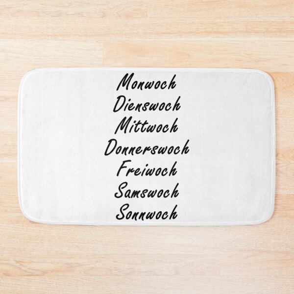 Item preview, Lustiges Wochentage Woch Design designed and sold by Urban-Lettering.