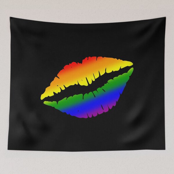 Item preview, Rainbow Kissy Lips designed and sold by flippinsg.