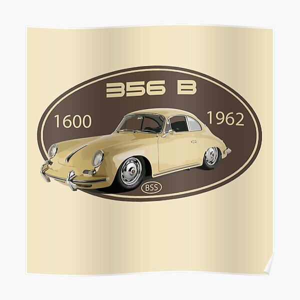 PORSCHE 356 B 1600 Poster