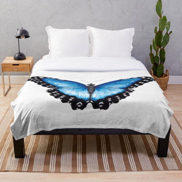 Item preview, Mariposa Morfo Azul, el Menelao Mariposa Morfo Azul (Morpho menelaus), Mariposa Azul designed and sold by WhileIWonder.