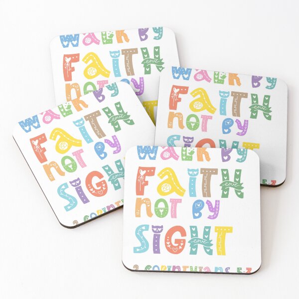 Item preview, Walk by faith not by sight, Kids Room Decor, Kids Scripture, Bible Verse Wall Art, Nursery wall art designed and sold by Dzhenka-Balimez.