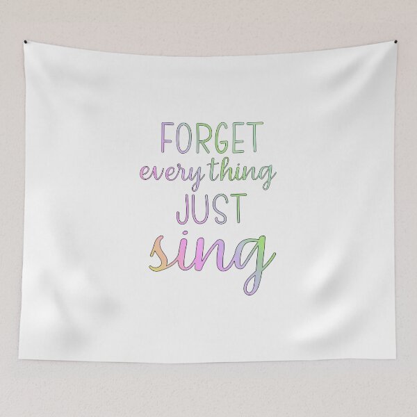 Item preview, Trolls-Inspired "Forget Everything, Just Sing" designed and sold by mulberrydragon.