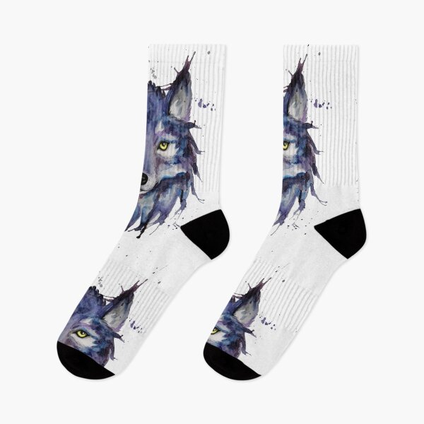 Item preview, Wild watercolor wolf designed and sold by Efembe.