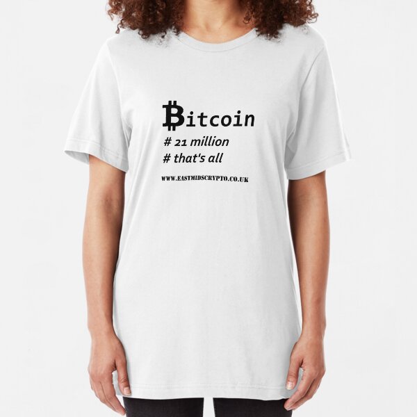 Bitcoin 21 million EMC Slim Fit T-Shirt