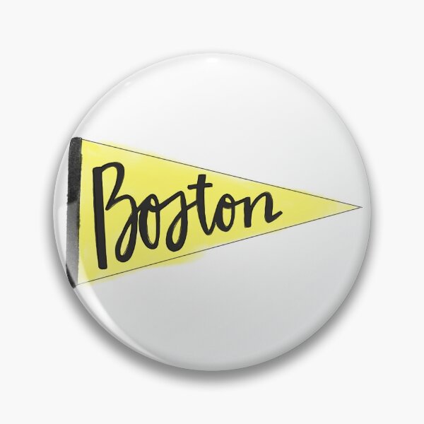 Artikelvorschau, Boston Pennant (Gelb & Schwarz) entworfen und verkauft von stephmcr.