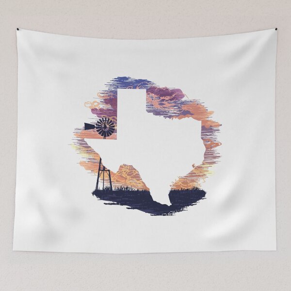 Item preview, Texas State Silhouette - Sunset designed and sold by rachelhirst.