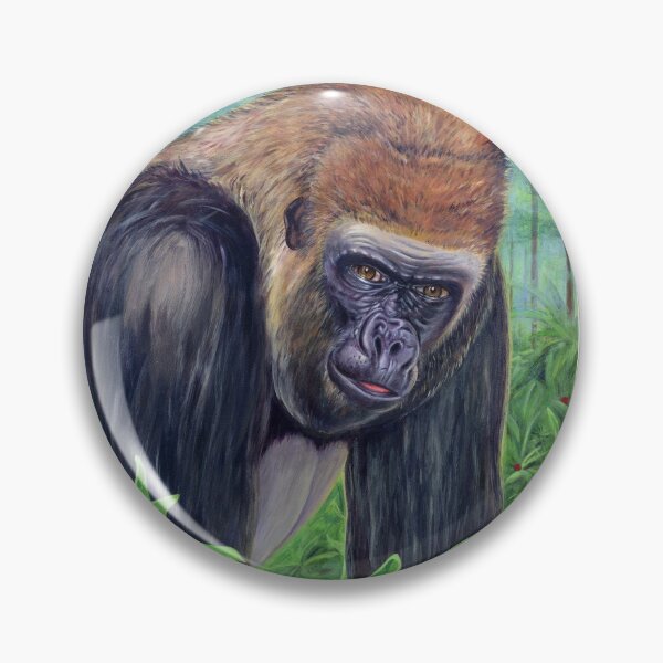 Item preview, Western Lowland Gorilla (Gorilla gorilla gorilla) designed and sold by Tamara Clark.