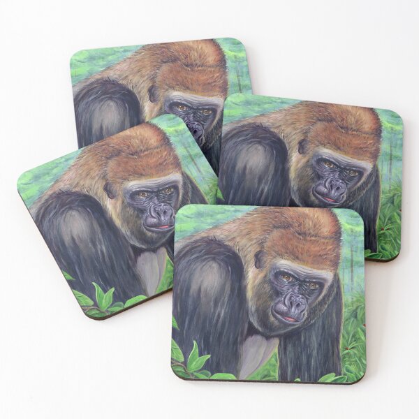 Item preview, Western Lowland Gorilla (Gorilla gorilla gorilla) designed and sold by Tamara Clark.