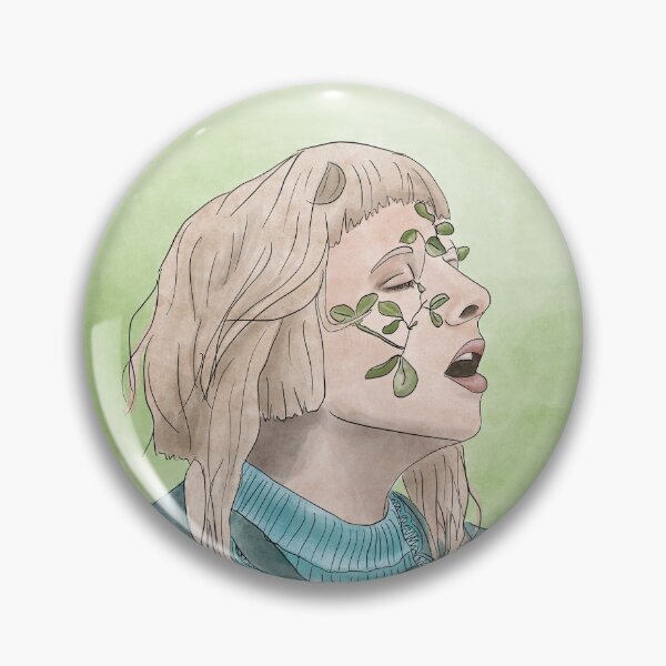 Item preview, Aurora Aksnes Fan Art Watercolor Portrait 'The River' (A Different Kind Of Human) designed and sold by bearly-creative.
