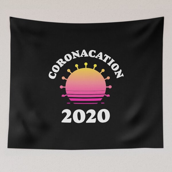 Item preview, Coronacation Vintage Sunset designed and sold by thetshirtworks.