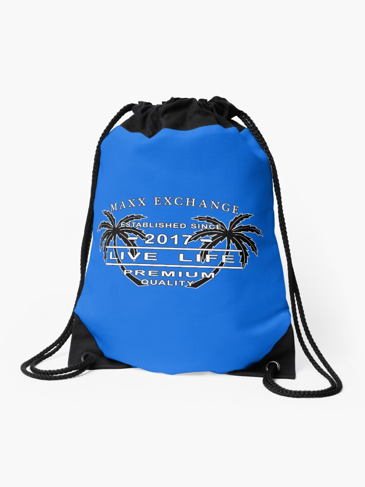 Thumbnail 1 of 3, Drawstring Bag, Seashore Sandals Coconut Live Life Maxx Exchange. designed and sold by maxxexchange.