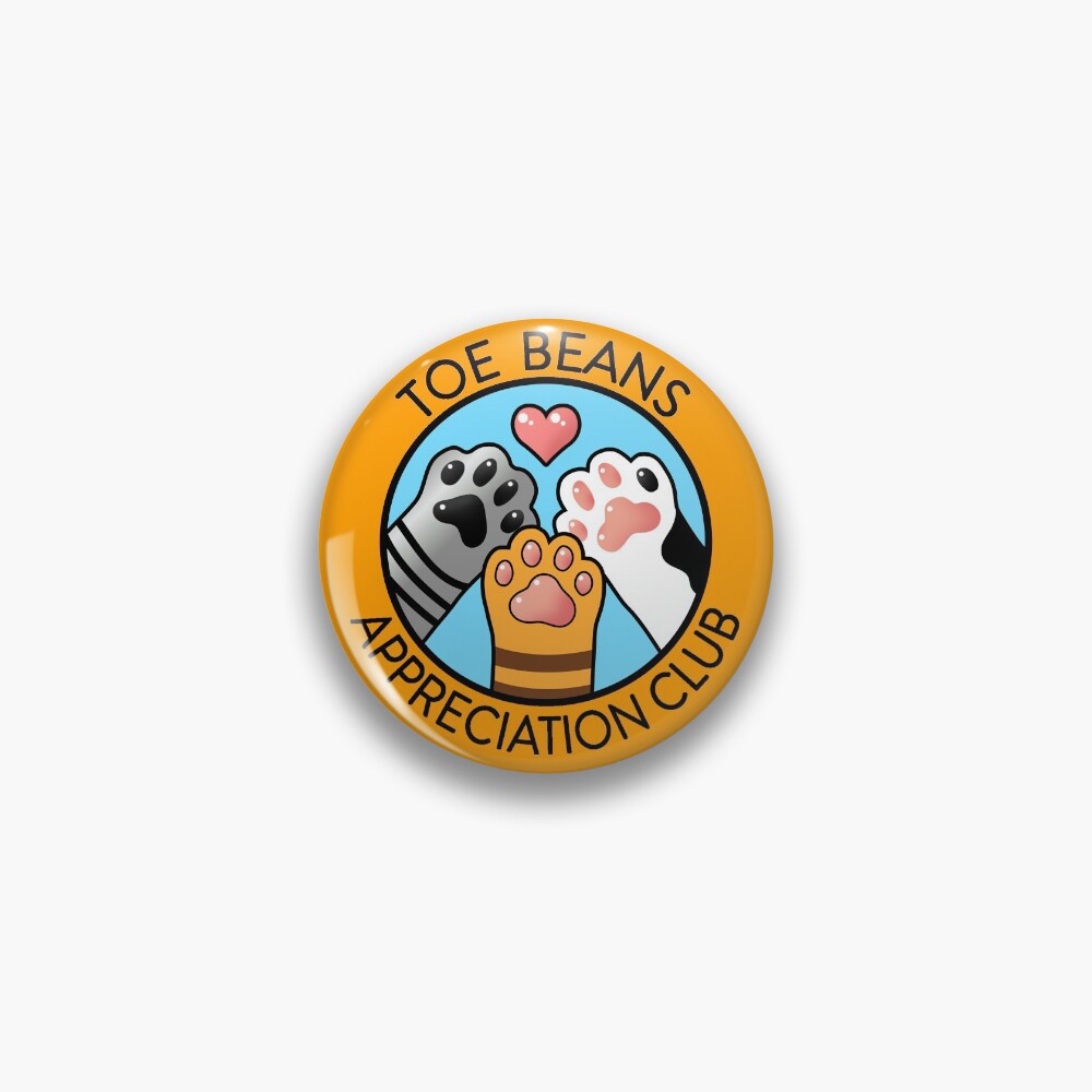 Toe Beans Appreciation Club Pin