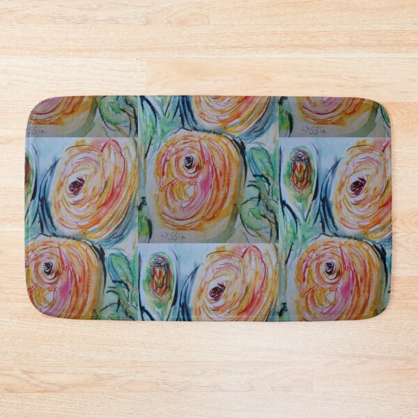 Item preview, flower buttercup pink orange green and black designed and sold by ThereseLyssia.