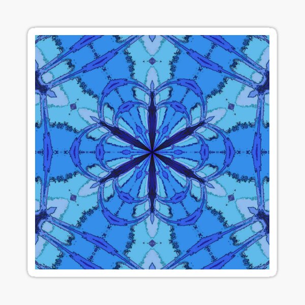 Star Radiant Blue Sticker