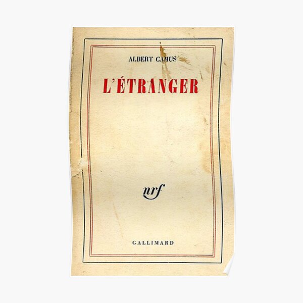 L'Étranger - Albert Camus Poster