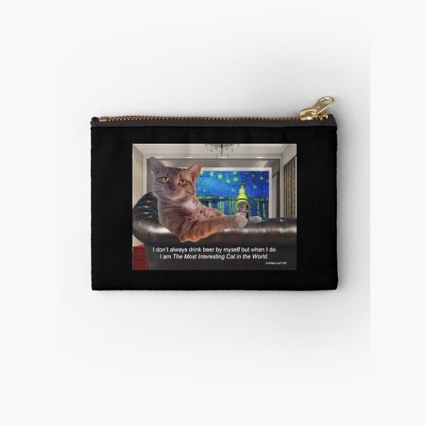 Item preview, The Most Interesting Cat designed and sold by EyeMagined.