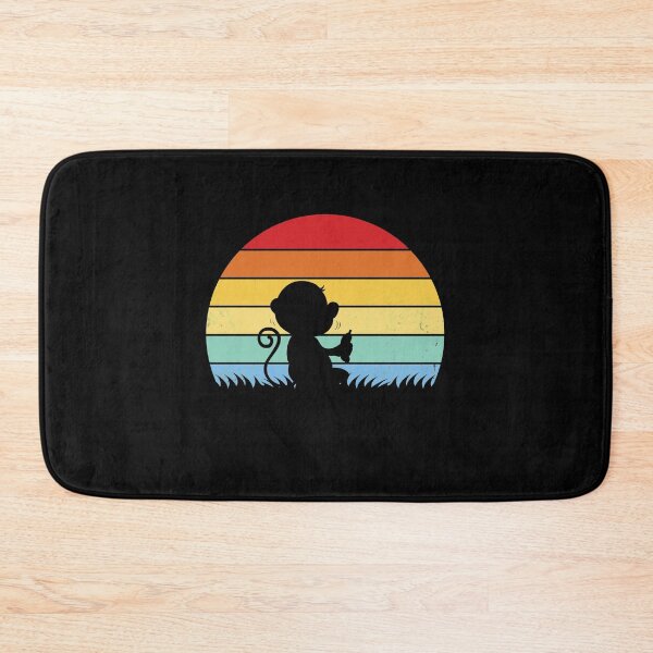 Item preview, Vintage of a monkey eating a banana in the jungle designed and sold by thehafdesigner.