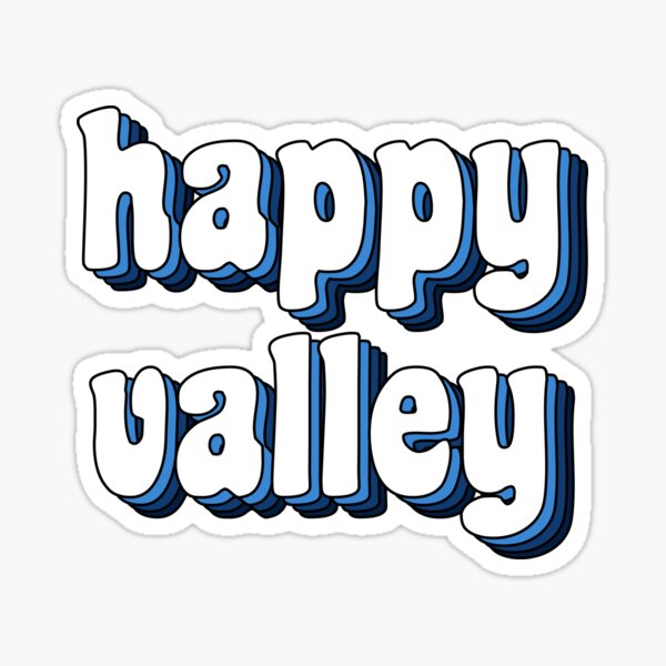 Groovy Happy Valley Sticker
