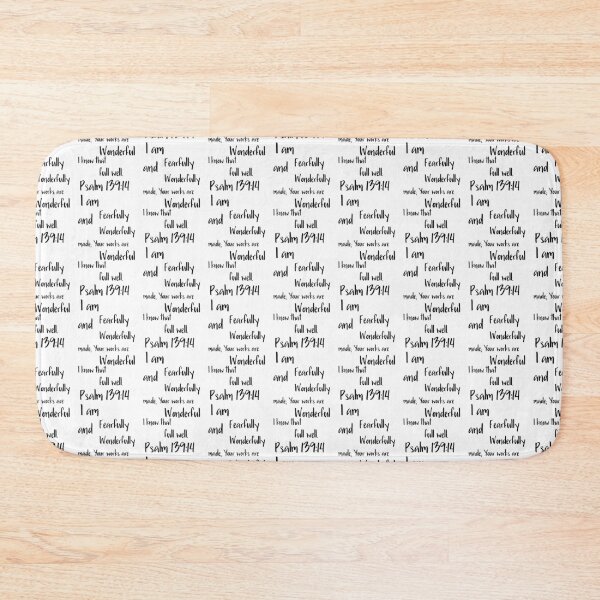 Item preview, Fearfully and Wonderfully Made Bible Verse designed and sold by oliviajean30.
