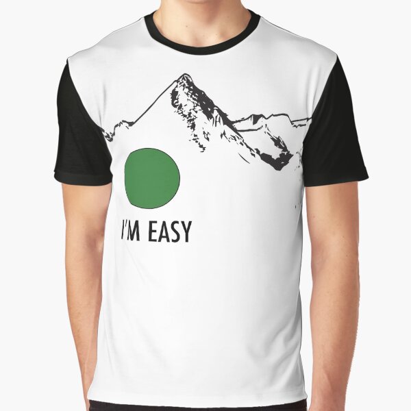 Skiing Difficulty - I'm Easy Graphic T-Shirt